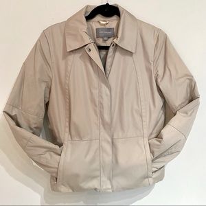 Khaki Ann Taylor Faux Down Coat